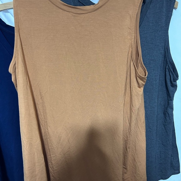 Pure Essence Women's Sleeveless Tops - Orange, Navy, and Gray - new or like new - Picture 4 of 12